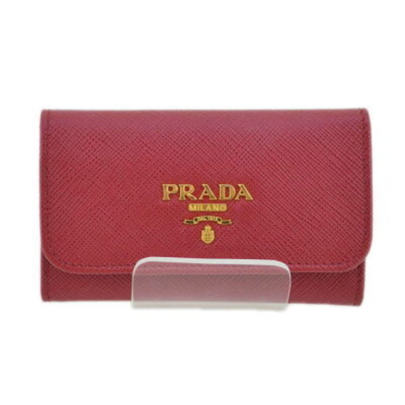 Prada Case Calf Leather Red Accessory - Picture 1 of 6
